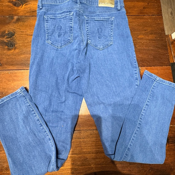 Lilly Pulitzer Blue Skinny Jeans - Picture 1 of 3